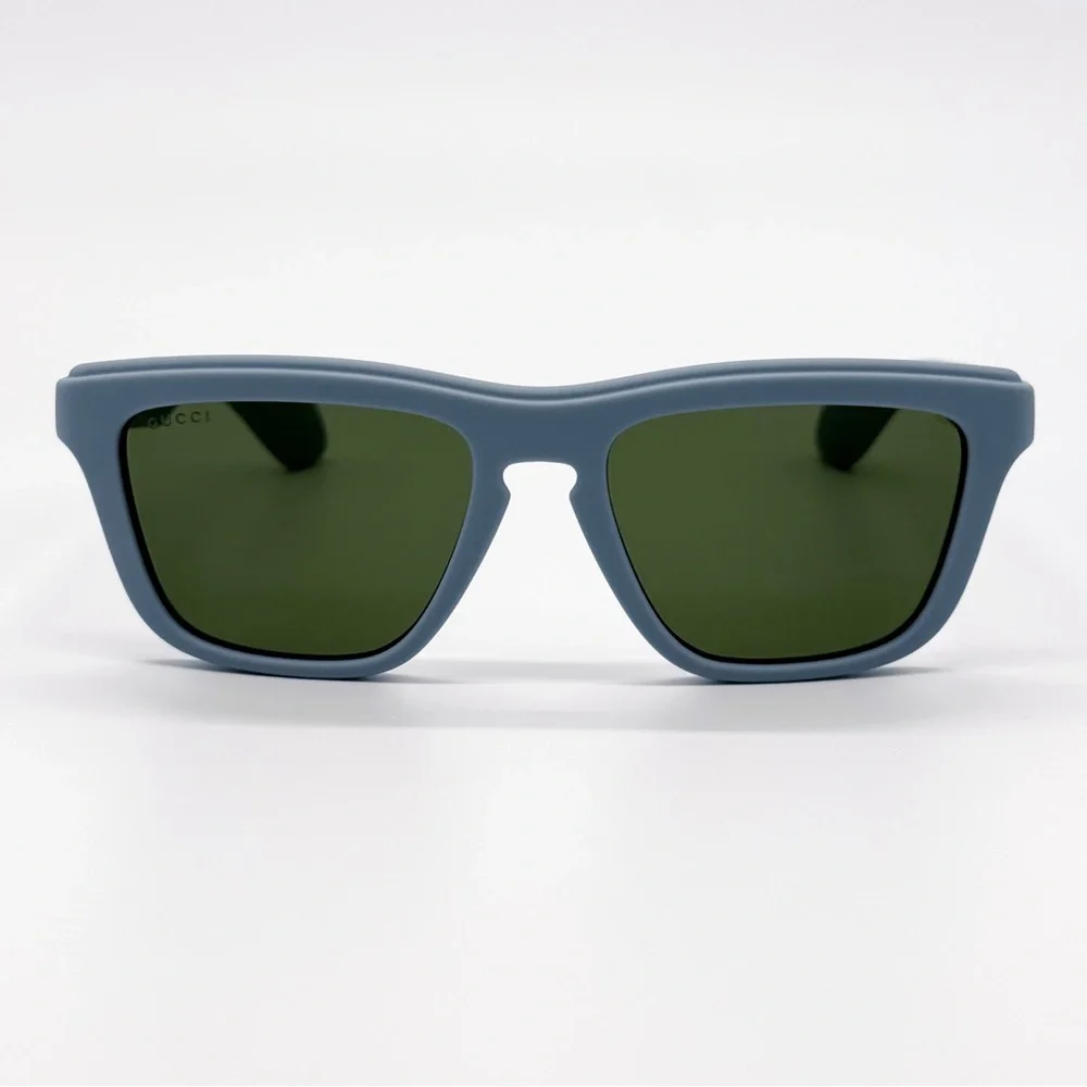 NEW GUCCI GG1571S 003 SQUARE BLUE GREEN MEN SUNGLASSES GUCCI